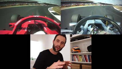 Hamilton's & Vettel's Different Racing Lines (Explained)