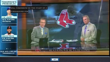 David Price Looking To Bounce Back In Series Opener Vs. Blue Jays