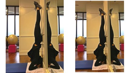 Deepika Padukone's Headstand pic goes Viral | FilmiBeat