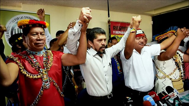 Indígenas ecuatorianos celebran condena a Chevron