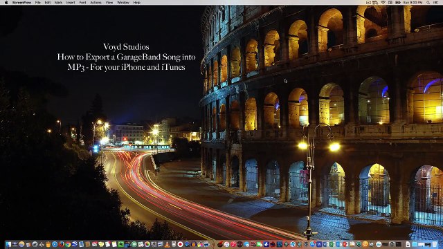 How Export a GarageBand Song to MP3- For your iPhone & iTunes