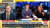 TRUMP Demands NATO Address Trade Issues. #NATOSUMMIT #DonaldTrump #News #CNN #FoxNews.