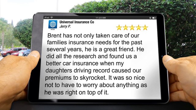 Universal Insurance CoTerrificFive Star Review by Jerry P.