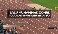 Lalu Muhammad Zohri, Juara Lari 100 Meter di Finlandia