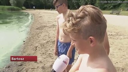 Pech  niet kunnen zwemmen door blauwalg