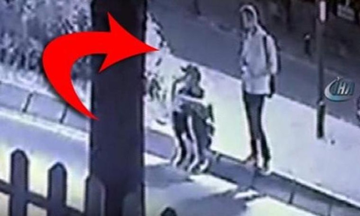 Bir saniye sonrası korkunç! Dehşet anı kamerada