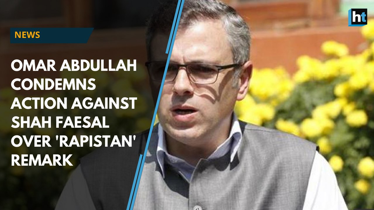 Omar Abdullah condemns action against Shah Faesal over 'Rapistan' remark