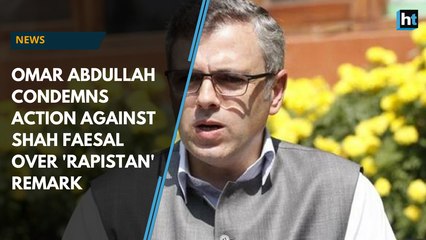 Omar Abdullah condemns action against Shah Faesal over 'Rapistan' remark