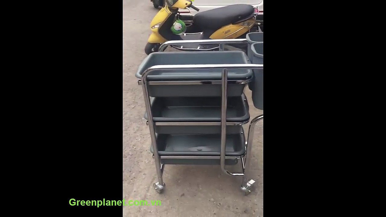 Địa chỉ bán xe thu dọn bát đĩa, xe dọn thức ăn nhà hàng, khách sạn giá rẻ