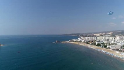 Denizin Ortasındaki 2 Bin 400 Yıllık Tarihi Kızkalesi, Havadan Görüntülendi