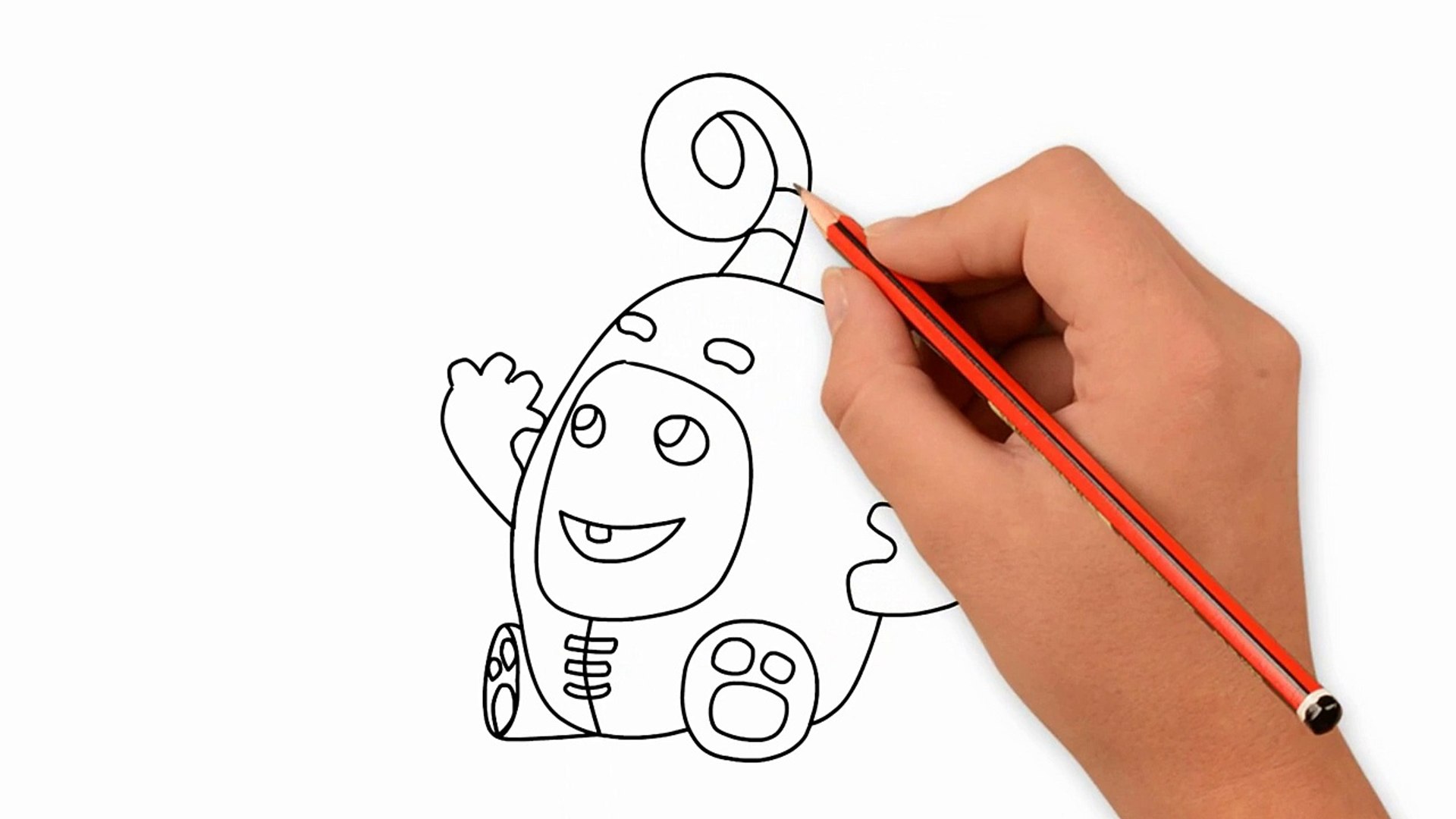 Draw Oddbods Baby Zee How To Draw And Coloring For Kids Kids Learn Drawing Video Dailymotion