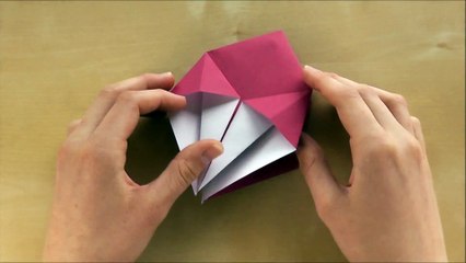 Origami Sterne Schachtel falten Geschenkverpackung basteln mit Papier DIY Weihnachten
