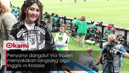 Teriakan Via Vallen saat Nonton Piala Dunia di Rusia Bikin Suaranya Habis