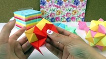 Origami Stern modulares Origami Anleitung 3D Stern aus Papier basteln