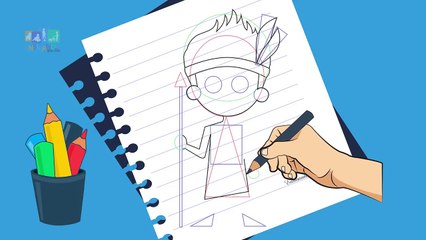 Como desenhar um indio passo a passo
