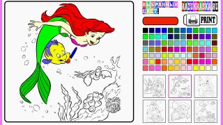 Little Mermaid Coloring Pages Colouring Sheets ♥ Kolorowanki malowanki Gry dla dzieci Mała Syrenka