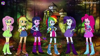 Transformation - Equestria Girls Transform Into Vampires - My Little Pony Coloring