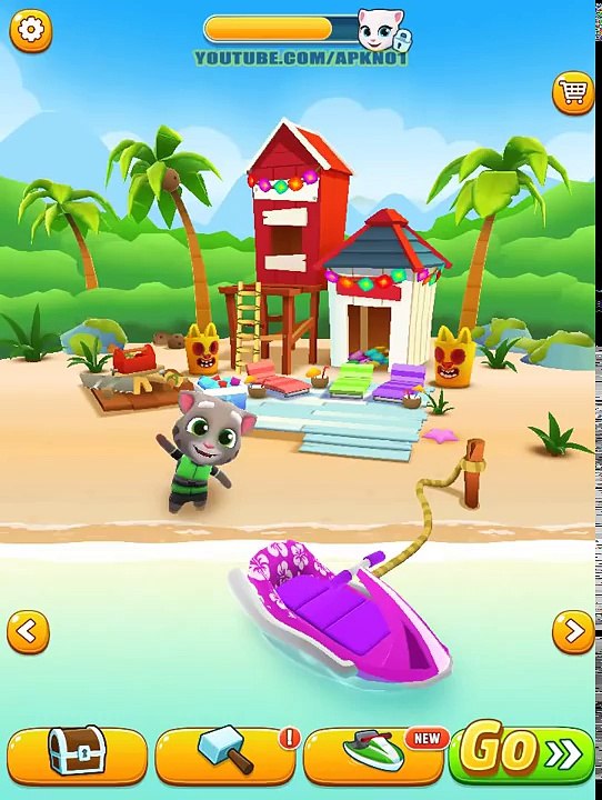 Talking Tom Jetski 2 Android Gameplay Ep 2 - Talking Angela Full house upgrade