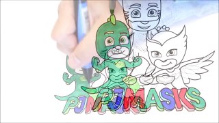 Pj Masks Coloring Book Pages I Fun Colouring videos for children