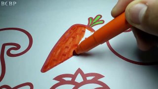 Vegetables Coloring Book Pages and Drawing for Kids