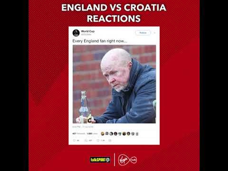 How Twitter reacted to England going out the World Cup