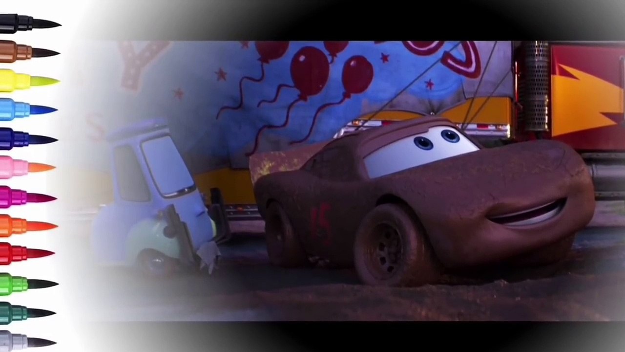Cars 3 - Lightning McQueen and Guido - Coloring...