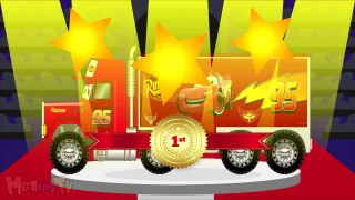 Disney Lightning Mcqueen And Dinoco Big Truck - Video For Kids