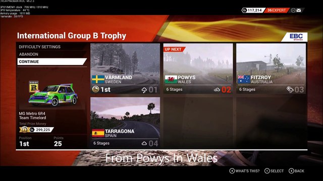 DiRT 4 Llyswen Vally International Group B Trophy Powys Wales Ev2 St2