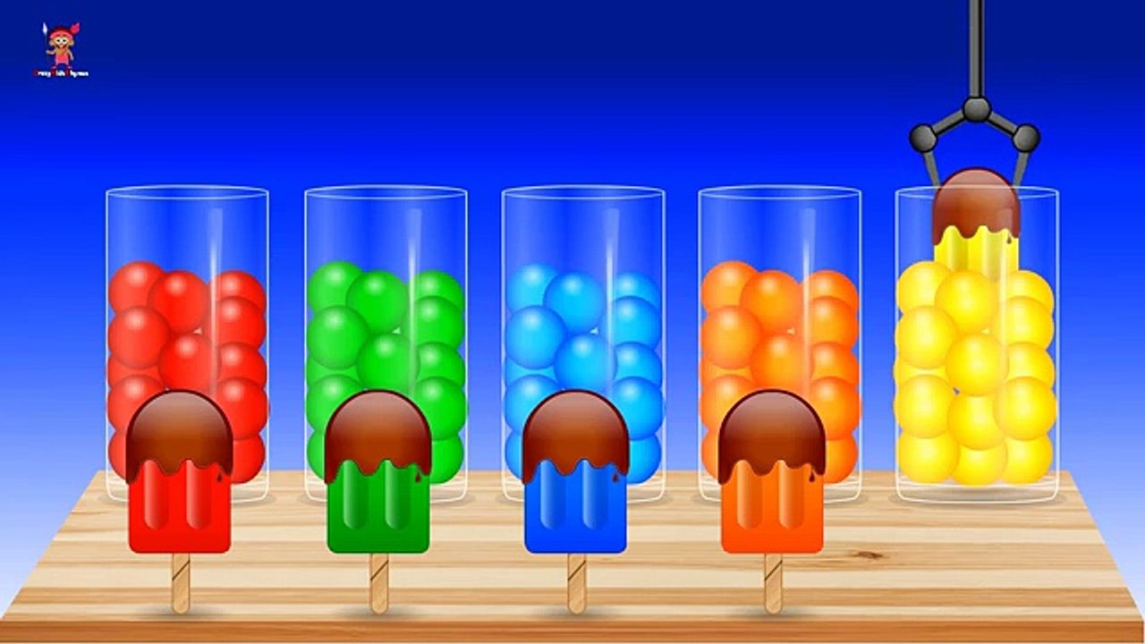 Learn Colors for Kids with Ice Cream Making Machine | Kids Fun Educational Videos for Children