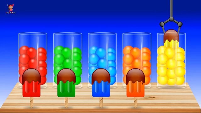 Learn Colors for Kids with Ice Cream Making Machine | Kids Fun Educational Videos for Children