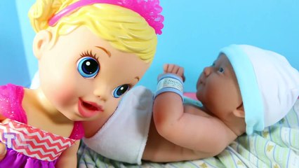 BABY ALIVE Meets BABY Boy DOLL Big Sister