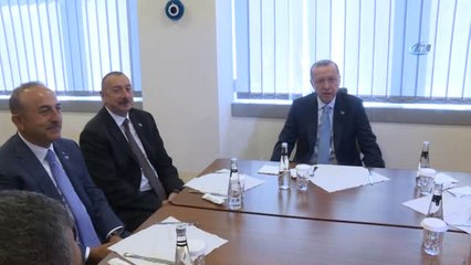 Cumhurbaşkanı Erdoğan, Aliyev'le Görüştü
