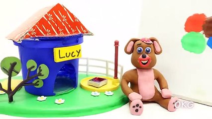 BABY SUPERHEROES LEARN COLORS - Play Doh & Clay Funny Kids Cartoons