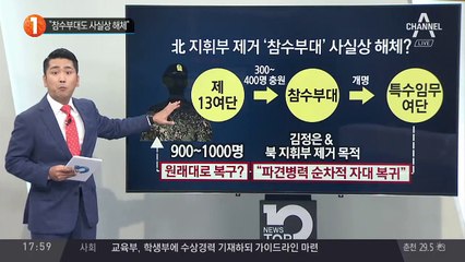“참수부대도 사실상 해체”