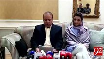 Nawaz Shairf won't step outside plane until allowed to meet his mother