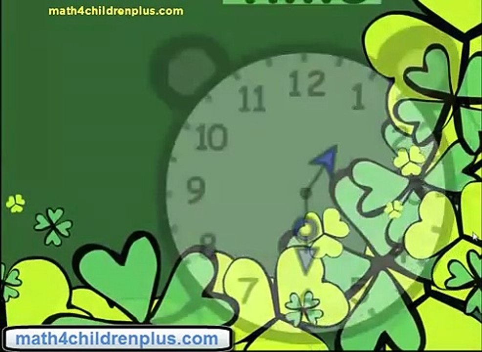 Teach kids how to tell the time at half past the hour e.g. 1:30, 2:30, 3:30 or half past one