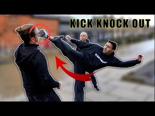 How to do a kick knock out | Street Fight