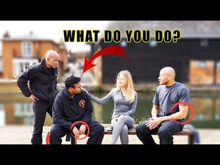 The guy is chatting up your girlfriend What do you do?