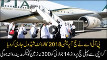 PIA releases schedule of Hajj flights