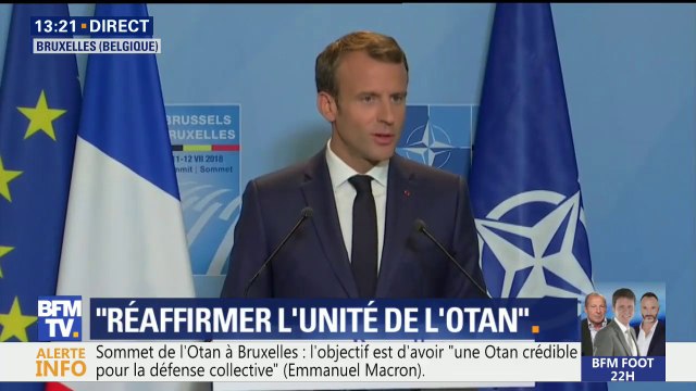 Macron sur l'Equipe de France: On a deux belles équipes et vous savez le soutien fort que j'apporte à nos Bleus. Il y aura tout un pays derrière eux