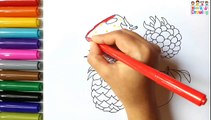 How to draw a fruits /coloring pages for kids