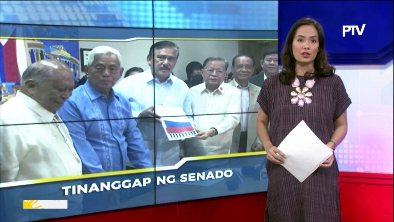Draft ng Federal Constitution, naibigay na sa Senado