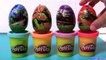 Play Doh TMNT Learn Colors with Surprise Eggs Teenage Mutant Ninja Turtles PlayDough Disney Toys