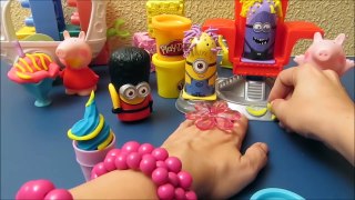 Sorvete de Massinha de modelar PlayDoh | Helados de plastilina | Ice Cream - Peppa Pig e Minions