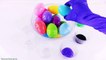 Learn Colors with Clay Slime Surprise Eggs Fun Activity for Babies Kids and Toddlers