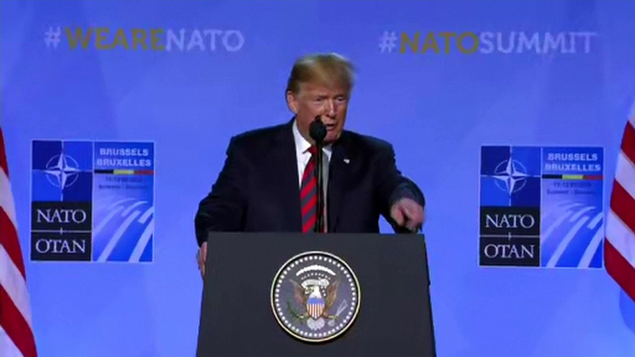 'Stable genius' Trump comments on expected UK protests