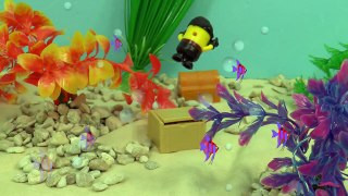 Funny Pirate Minions rescued by Paw Patrol | Mega Bloks Minions Shark Bait Treasure Set