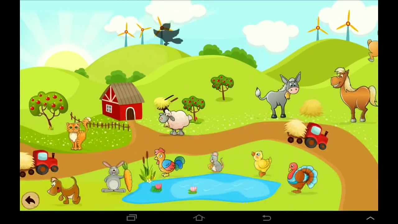 Учим цифры, названия и голоса животных - игра #3