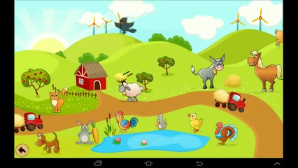 Учим цифры, названия и голоса животных - игра #3
