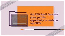 Chief Business Officers Business Email List Providers